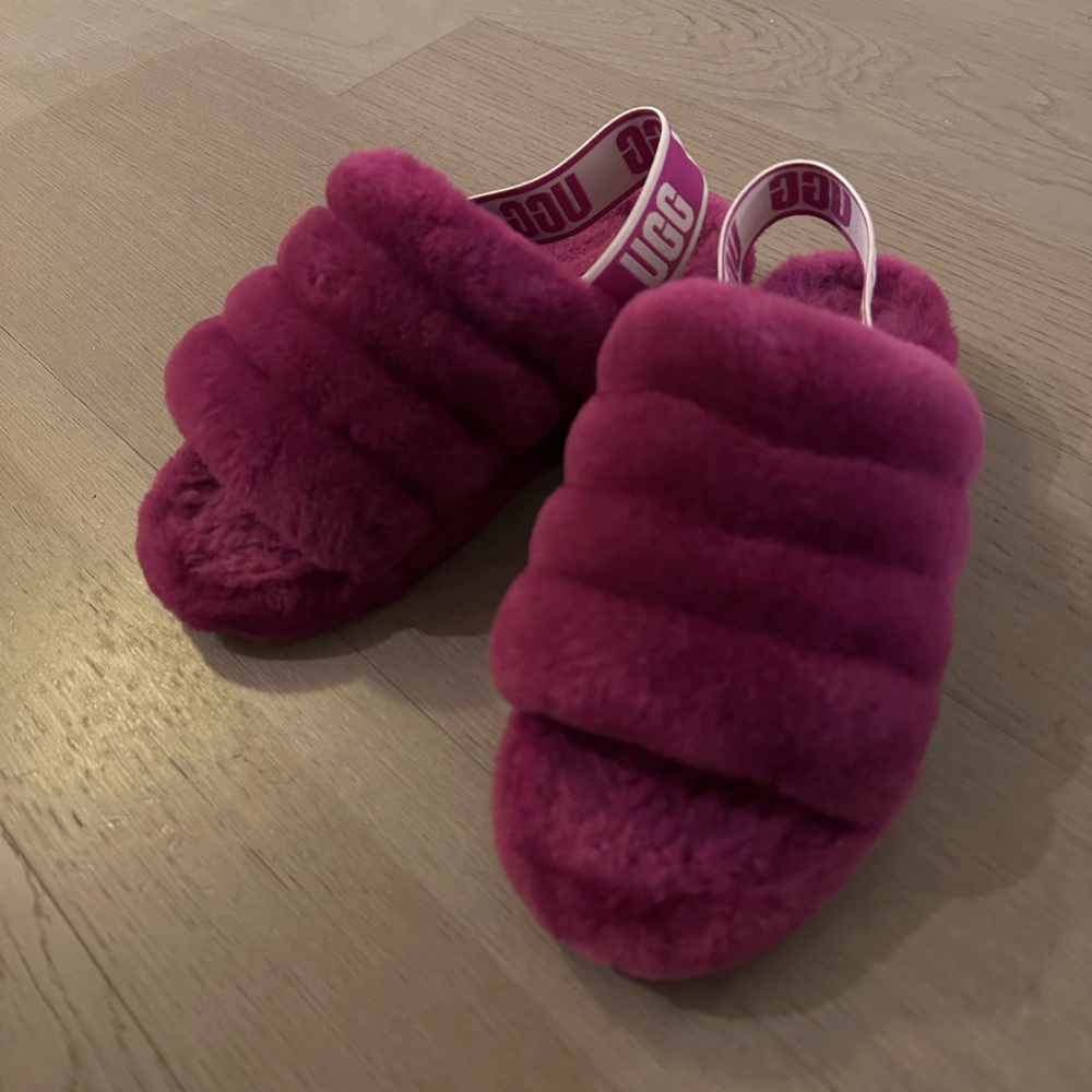 Women’s Fluff Yeah Purple Slides